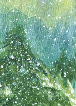 "Winter" by Dawn Hunter, Whitewater WI - Watercolor